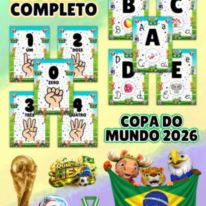 KIT SALA COPA DO MUNDO 2026 - COMPLETO